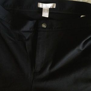 Black pants, straight leg style, dressy never worn